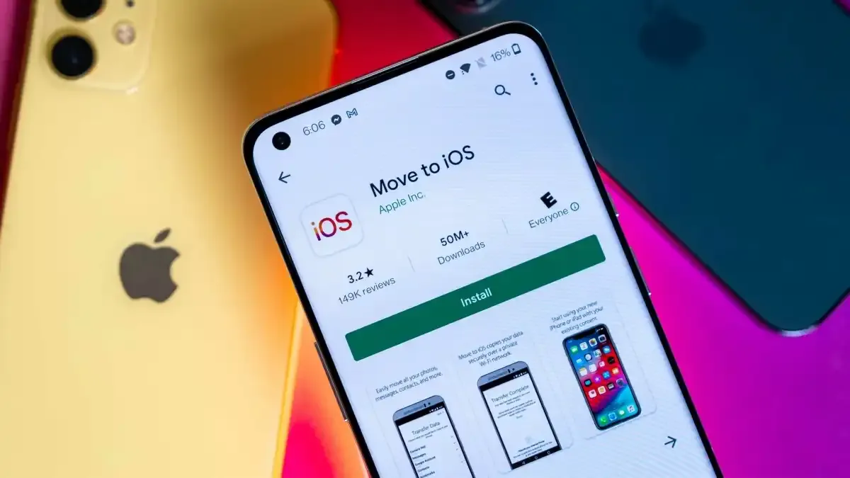 تحميل تطبيق Move to iOS للآيفون وشرح استخدامه