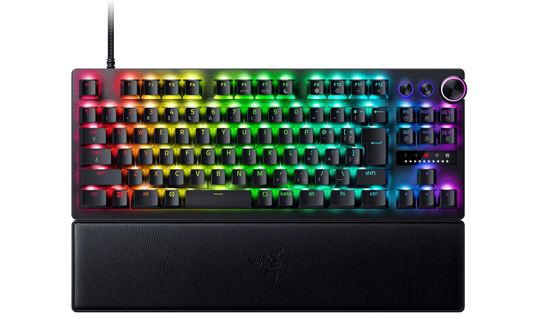 Razer Huntsman V3 Pro كيبورد ألعاب سريع بمفاتيح بصرية
