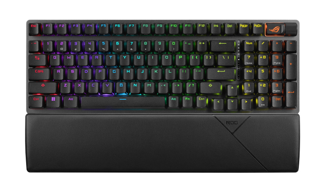 Asus ROG Strix Scope II 96 Wireless: أفضل كيبورد ألعاب مدمج مع لوحة الأرقام