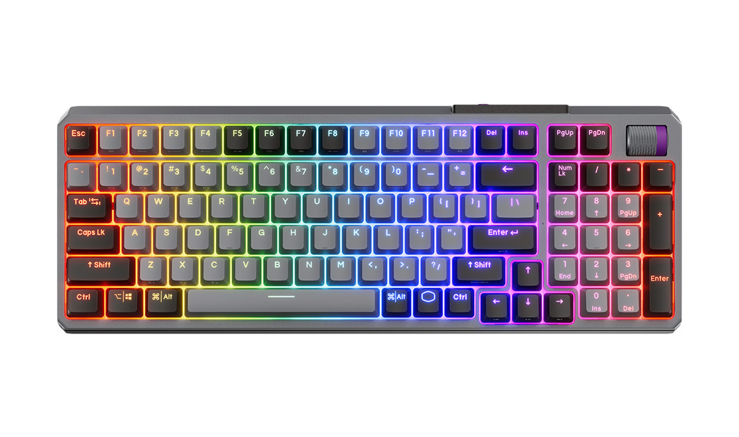 كيبورد Cooler Master MK770 Hybrid Wireless Keyboard,