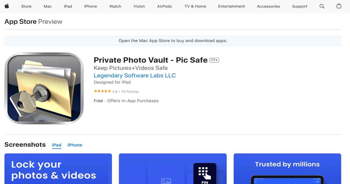vault من تطبيقات إخفاء الصور والفيديو بكلمة مرور
