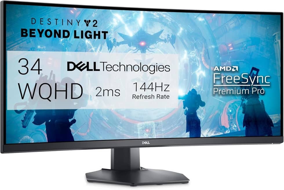 شاشة الألعاب المنحنية طراز S3422DWG من Dell شاشة الألعاب المنحنية طراز S3422DWG من Dell