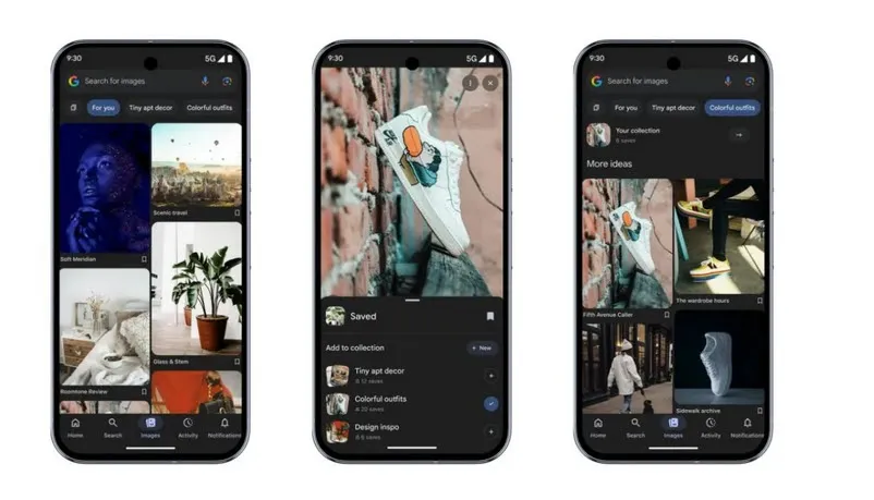 أطلقت جوجل علامة التبويب الجديدة "الصور" في تطبيقها على نظامي التشغيل Android وiOS