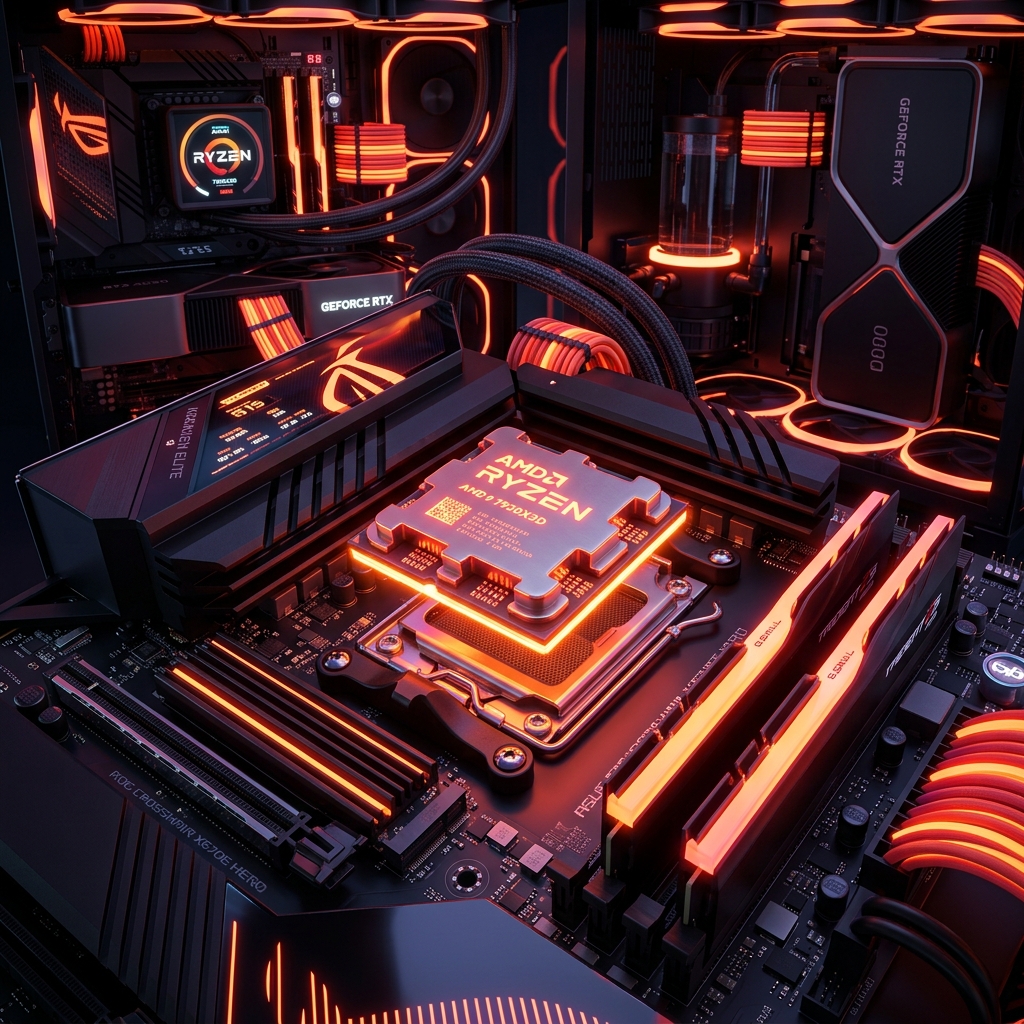 مراجعة معالج AMD Ryzen 7 9800X3D: ملك الألعاب بلا منازع في 2026