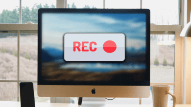 تسجيل شاشة ماك
