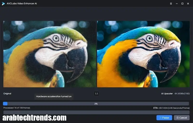 أفضل 12 برنامج تحسين جودة فيديو 4K للكمبيوتر 2024 101 start processing- أفضل 12 برنامج تحسين جودة فيديو 4K للكمبيوتر 2024