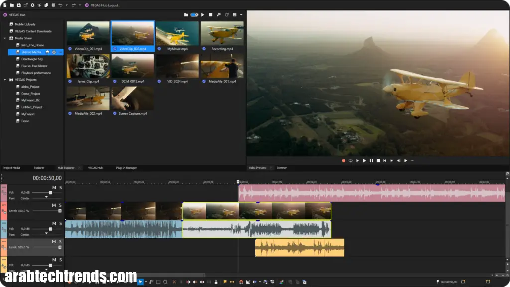 أفضل 12 برنامج تحسين جودة فيديو 4K للكمبيوتر 2024 107 vegas pro product editing- أفضل 12 برنامج تحسين جودة فيديو 4K للكمبيوتر 2024