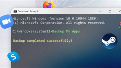 احفظ واستعد نسخة من البرامج المثبتة على جهازك باستخدام CMD