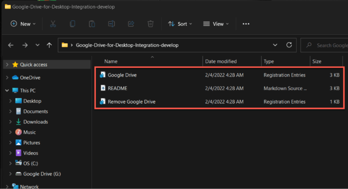 كيفية إضافة جوجل درايف إلى File Explorer 32 كيفية إضافة جوجل درايف إلى File Explorer