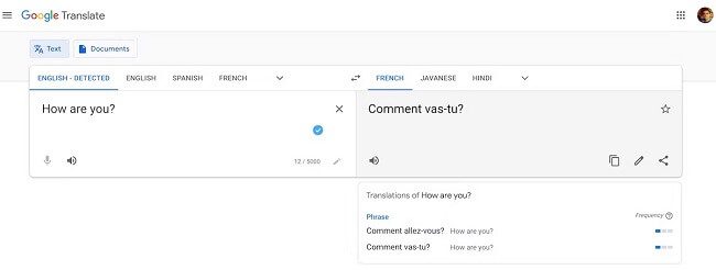 أفضل مواقع ترجمة النصوص المجانية عبر الإنترنت لعام 2022 12 Google Translate (موقع ترجمة النصوص الرائد في العالم)