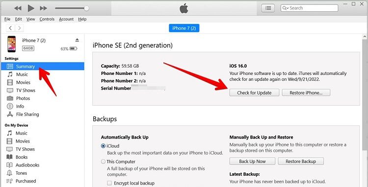 أبرز الحلول لمشكلة تثبيت تحديث iOS 16 على أجهزة آبل 13 قم بتنزيل تحديث iOS 16 من خلال الكمبيوتر