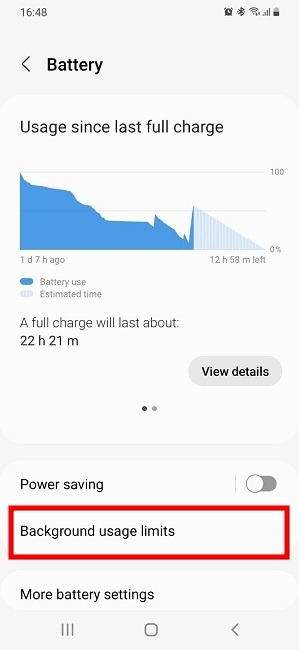 كيفية إيقاف تشغيل تطبيقات اندرويد في الخلفية 78 أوقف التطبيقات التي تعمل في الخلفية Android Samsung حدود استخدام الخلفية