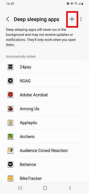 كيفية إيقاف تشغيل تطبيقات اندرويد في الخلفية 81 إيقاف تشغيل التطبيقات في الخلفية Android Samsung Deep Sleeping Apps