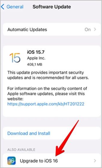 أبرز الحلول لمشكلة تثبيت تحديث iOS 16 على أجهزة آبل 10 تأكد من تثبيت تحديث Apple الجديد بالطريقة الصحيحة