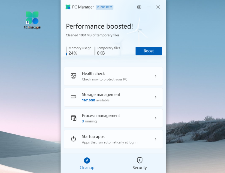 جرب أداة PC Manager من ميكروسوفت لتسريع الكمبيوتر 16 1666566936 412 جرب أداة pc manager الجديدة من ميكروسوفت لتسريع جهاز الكمبيوتر- جرب أداة PC Manager من ميكروسوفت لتسريع الكمبيوتر