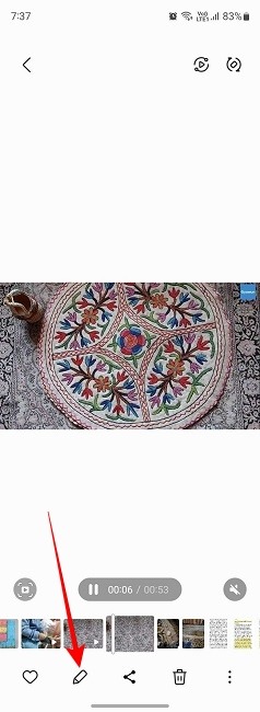 كيفية إزالة الصوت من الفيديو على أندرويد 42 قم بإزالة Sound Video Samsung Edit