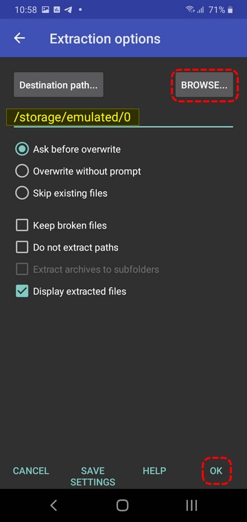 كيفية فك ضغط ملفات RAR و ZIP بالكامل 49 قم بفك ضغط ملفات RAR على هاتف Android