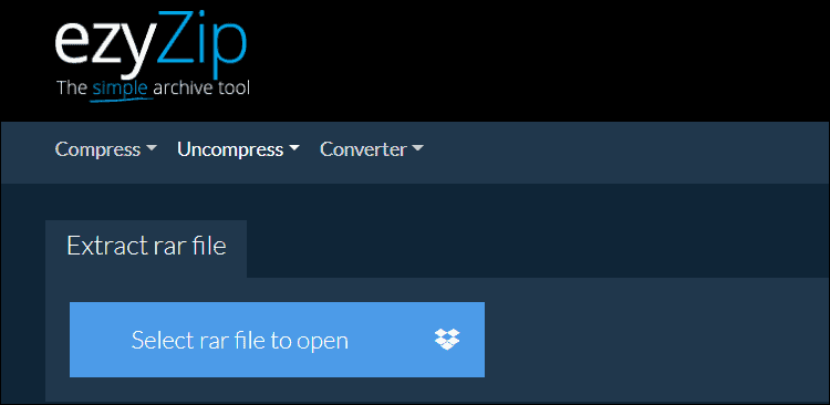 كيفية فك ضغط ملفات RAR و ZIP بالكامل 53 قم بفك ضغط ملفات RAR و ZIP عبر الإنترنت