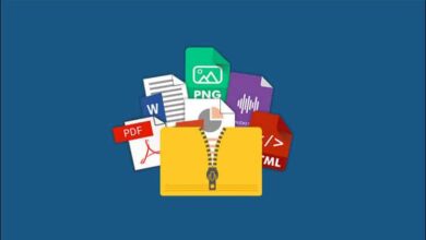 كيفية فك ضغط ملفات RAR و ZIP بالكامل