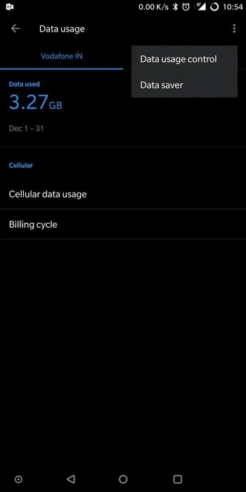 كيفية حظر الوصول إلى الإنترنت تمامًا لتطبيقات معينة على Android - android حظر الوصول إلى الإنترنت تطبيقات محددة التحكم في استخدام بيانات android oneplus.jpg - كيفية حظر الوصول إلى الإنترنت تمامًا لتطبيقات محددة على Android