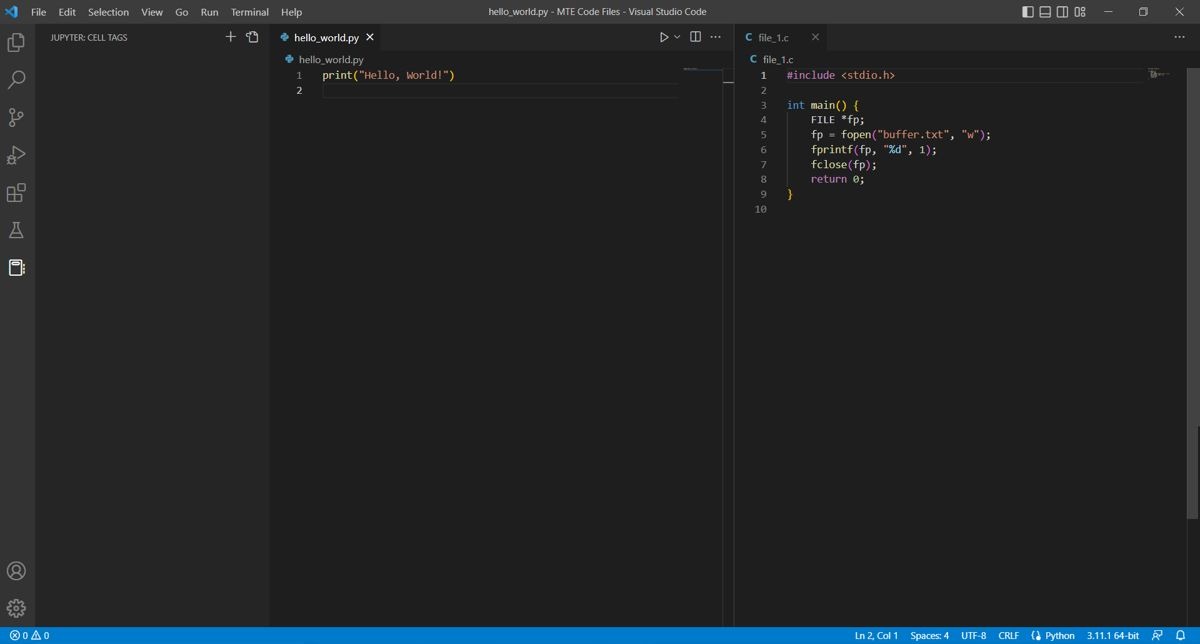 Visual Studio Code ابدأ لقطة شاشة عرض Visual Studio في المحرر.