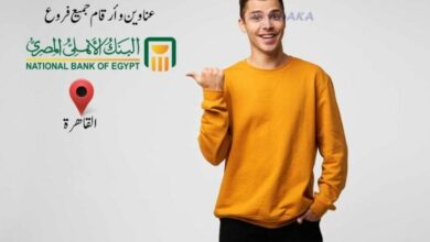 عناوين وأرقام جميع فروع البنك الأهلي المصري بالقاهرة عناوين وأرقام جميع فروع البنك الأهلي المصري بالقاهرة