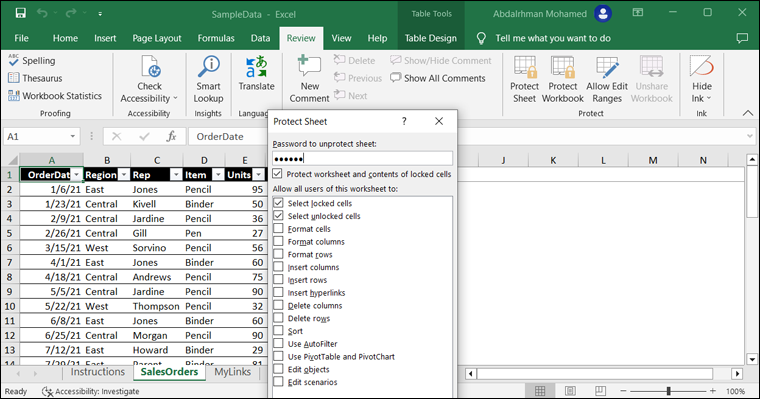 1683599118 12 كيفية حماية ملف Excel بكلمة مرور بأكثر من طريقة- كيفية حماية ملف Excel بكلمة مرور بأكثر من طريقة