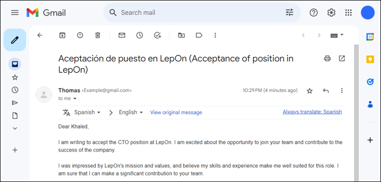 1684888098 353 كيفية تمكين الترجمة الفورية للرسائل في Gmail- كيفية تمكين الترجمة الفورية للرسائل في Gmail