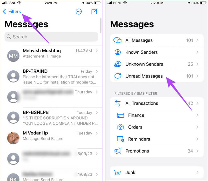1698528012 682 كيفية استخدام مصطلحات البحث أو المرشحات في رسائل iPhone- كيفية استخدام مصطلحات البحث أو المرشحات في رسائل iPhone