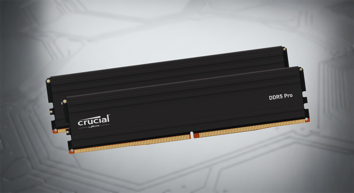أفضل رامات للكمبيوتر في 2025: دليلك لاختيار DDR5 أو DDR4 المناسبة لتجميعتك 24 رامات Crucial Pro 32GB Kit (16GBx2) DDR5-5600