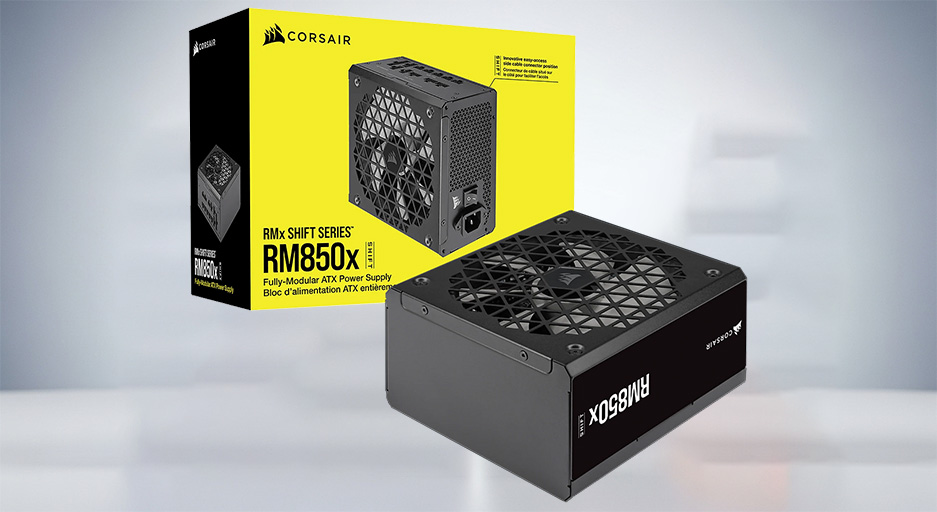 تجميع كمبيوتر ألعاب في 2025: دليلك النهائي من الصفر إلى الاحتراف 43 مزود الطاقة Corsair RM850x Shift