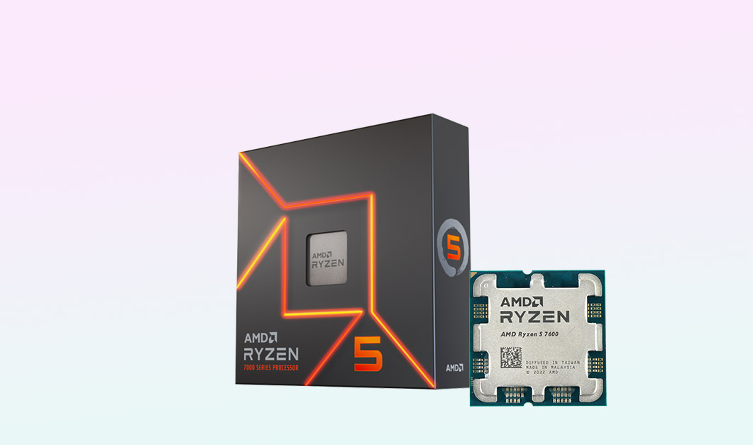 كيف تختار معالج AMD المناسب؟ فك شفرة Ryzen 9, 7, 5, و 3 (دليل 2025) 24 معالج AMD Ryzen 5 7600