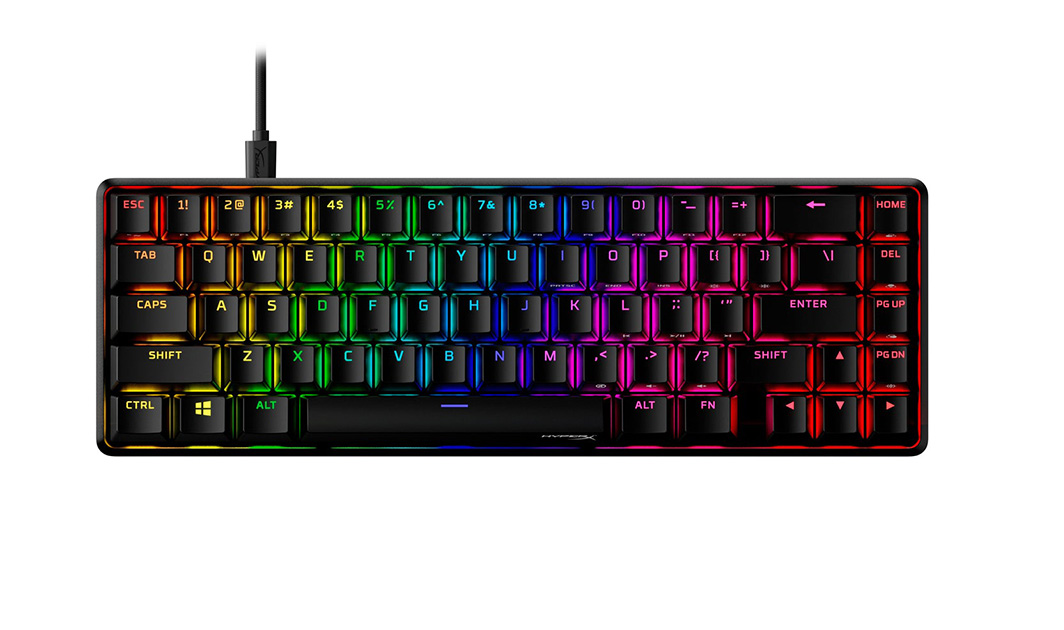 أفضل 13 كيبورد جيمنج في 2025: كيف تختار حسب نوع المفاتيح، الحجم، والميزانية 113 HyperX Alloy Origins 65: أفضل كيبورد مدمج (65%)