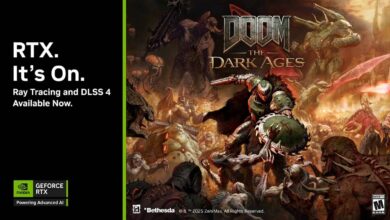 Doom the Dark Ages Get DLSS 4 مع المزيد من الألعاب عن طريق تحديث برنامج التشغيل الجاهز 4 لعبة DOOM The Dark Ages تحصل على دعم DLSS 4 مع مزيد من الألعاب بتحديث Game Ready Driver