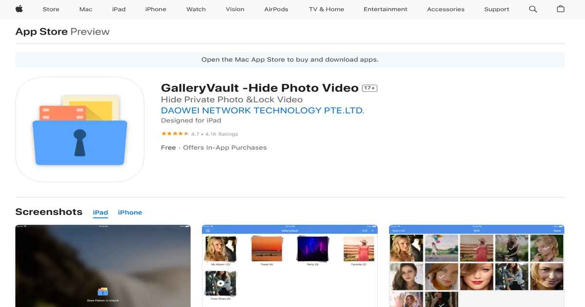 أفضل تطبيقات إخفاء الصور والفيديو لخصوصية تامة على أندرويد و iOS 31 تطبيقGalleryVault لإخفاء الصور والفيديوهات بكلمة مرور.