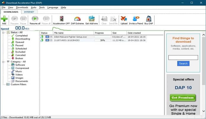 أفضل برامج تنزيل من الإنترنت إلى الكمبيوتر مجانًا (أسرع) - 243 تنزيل Accessor Plus