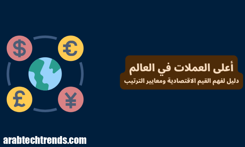أعلى العملات في العالم 2025: أفهم القيم الاقتصادية ومعايير الترتيب 1 أعلى العملات في العالم: دليل لفهم القيم الاقتصادية ومعايير الترتيب