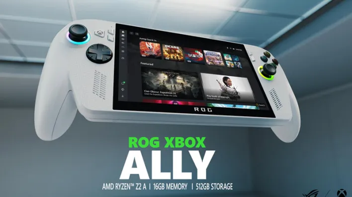 ROG Xbox Ally وROG Xbox Ally 26 ROG اكس بوكس حليف