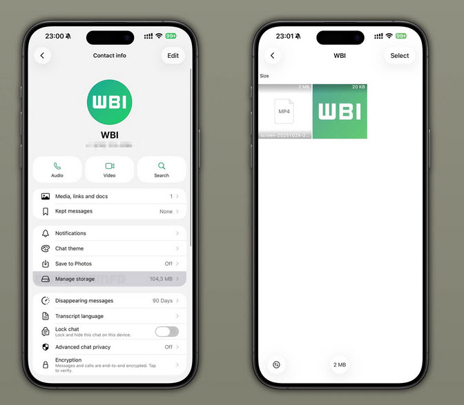 يُحدث تطبيق WhatsApp ثورة في إدارة التخزين من خلال ميزة طال انتظارها 10 واتساب