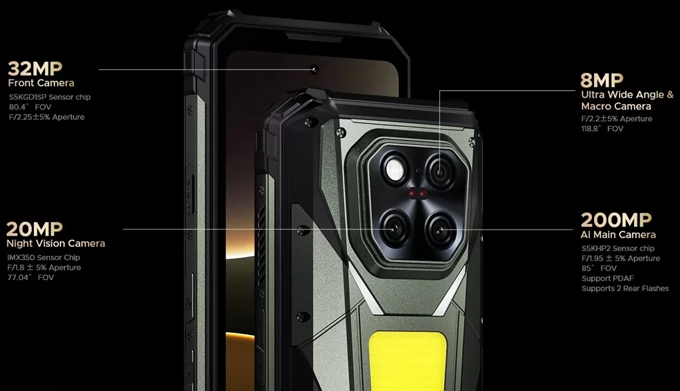 كاميرات الهواتف الذكية DOOGEE V Max LR كاميرات الهواتف الذكية DOOGEE V Max LR