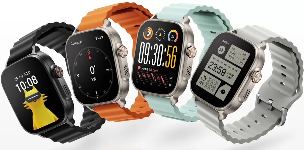 ألوان الساعة الذكية Realme Watch 5 ألوان الساعة الذكية Realme Watch 5