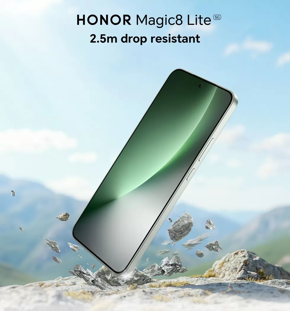 Honor تكشف رسميًا عن هاتف Magic8 Lite ببطارية غير مسبوقة بسعة 7500 مللي أمبير 19 1765220684 227 honor magic8 lite.webp- Honor تكشف رسميًا عن هاتف Magic8 Lite ببطارية غير مسبوقة بسعة 7500 مللي أمبير