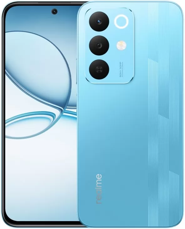 هاتف Realme Narzo 90X الذكي باللون الأزرق هاتف Realme Narzo 90X الذكي باللون الأزرق